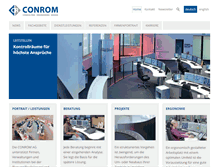 Tablet Screenshot of conrom.com